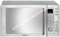 micro-ondes BOMANN MWG  H CB  Four microondes combiné  grill  pose libre   litres   Watt  acier inoxydable