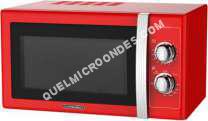 micro-ondes Schneider SMW25VMR  Vintage  four microondes grill  pose libre  25 litres  900 Watt  rouge