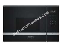 micro-ondes SIEMENS iQ500 BF525LMS0  Four microondes monofonction  intégrable  20 litres  800 Watt  acier inoxydable