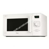 micro-ondes WHIRLPOOL Gusto  87 WH  Four microondes combiné  gril  pose libre   litres  700 Watt  blanc