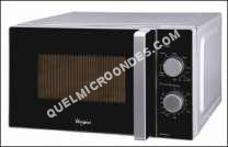 micro-ondes WHIRLPOOL MWO68 SL  Four microondes grill  pose libre  20 litres  800 Watt  argenté(e)
