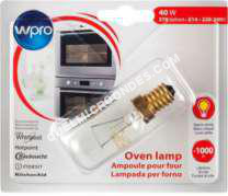micro-ondes WPRO Ampoule  LFO136/1 four E14 40W