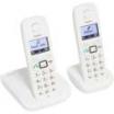 GIGASET Téléphone  fil  E310 Duo Comfort Blanc mobile