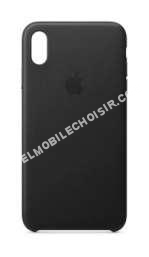 mobile APPLE Coque  iPhone XS Max cuir Noir