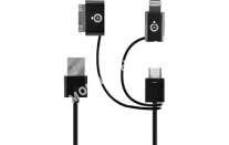 mobile Bigben Noir - Câble  en  connectique Micro USB   Pin  Lightning