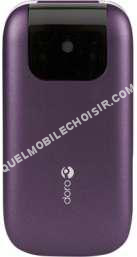 mobile Doro Téléphone portable  PhoneEasy 613 Aubergine
