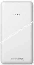 mobile ESSENTIELB Batterie externe  10000 mAh Semaine micro usb -Blanc