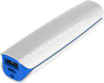 mobile ESSENTIELB Batterie externe  2000 mAh -Blanc/Bleu