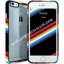 mobile ESSENTIELB Coque  iPhone  Stripes transparente