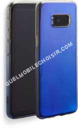 mobile ESSENTIELB Coque  S8 souple polarisée bleue