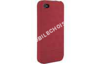 mobile ESSENTIELB Hard  Cases Bubble Slider Soft Touch Red  Etui pour iPhone