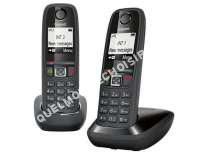 mobile GIGASET Téléphone  fil  AS405 Duo Noir
