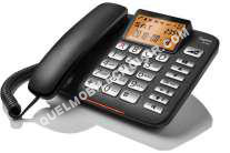 mobile GIGASET Téléphone filaire  DL580 NOIR FILAIRE GROSSES TOUCHES