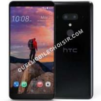 mobile Htc U12+  Double SIM  64 Go  Titanium Black