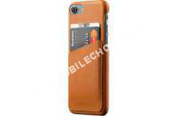 mobile Mujjo Leather Wallet Case Tan - Coque pour iPhone   iPhone