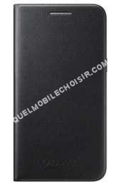 mobile Samsung Coque smartphone  ETUI FLIP COVER NOIR POUR  GALAXY J1