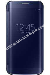mobile Samsung Etui  Clear View cover Galaxy S6 Edge noir