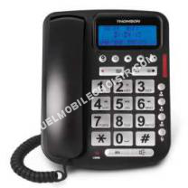 mobile THOMSON Reply Téléphone Filaire avec Répondeur Noir Senior
