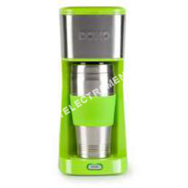 petit électroménager Générique Cafetière design vert   Café moulu ou dosette   Individuelle avec gobelet isotherme