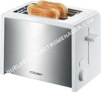 petit électroménager Cloer Toaster Inox  Tranches Contour Blanc