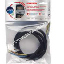 petit électroménager Wpro Câble électrique cuisson  CCB 340/1 H05 RRF 3G4