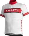 Craft ctive Maillot Logo lanc Et Rouge Textile Cyclisme Homme vélo