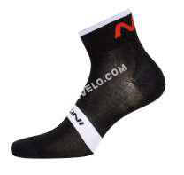 vélo Nalini Chaussettes   Na noires-blanches